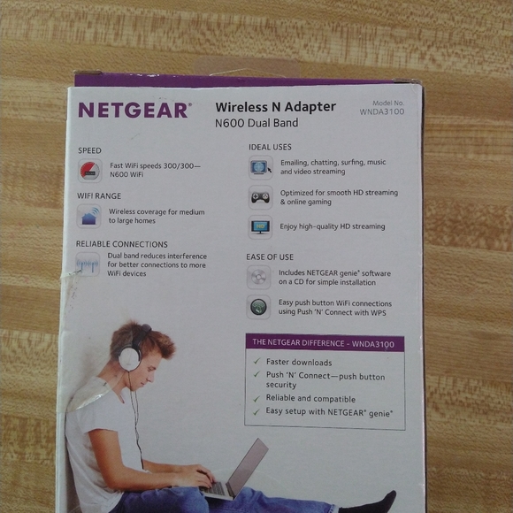 Netgear Wireless N Adapter - Picture 5 of 6